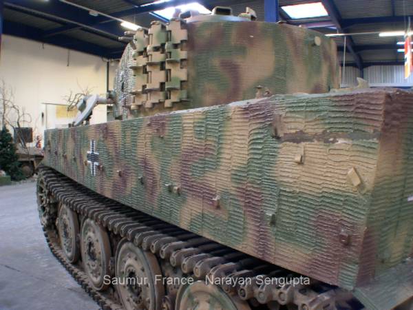 Tiger Tank, King Tiger Tank, Saumur